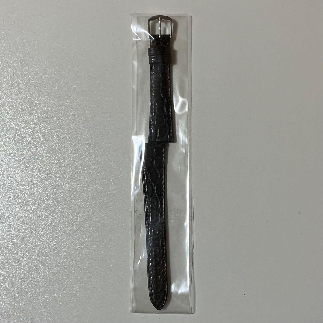 松下庵　18-14玉斑クロコダイルベルト　ダークブラウン　新品未使用品