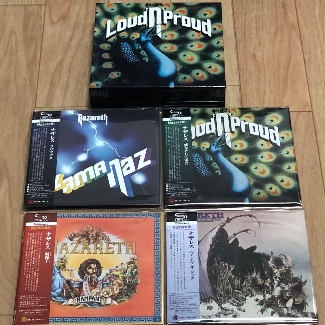 ナザレス 紙ジャケット SHM-CD 4タイトル BOXセットNAZARETH