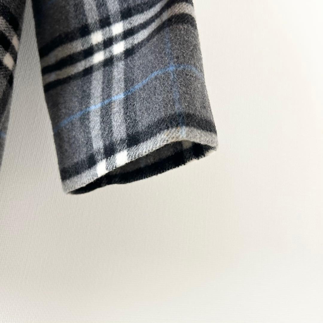 美品✨BURBERRY LONDON ジャケットコート　ダブルフェイス　グレー