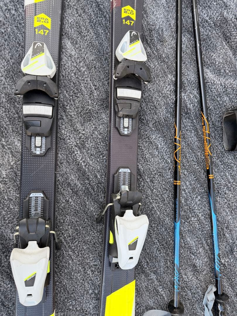 HEAD SupershapeTeam ERA2.0 147cmスキー板/ポール