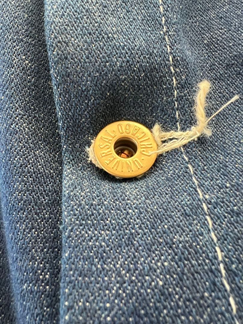 90s UNIVERSAL OVERALL USA製 デニムカバーオール 42