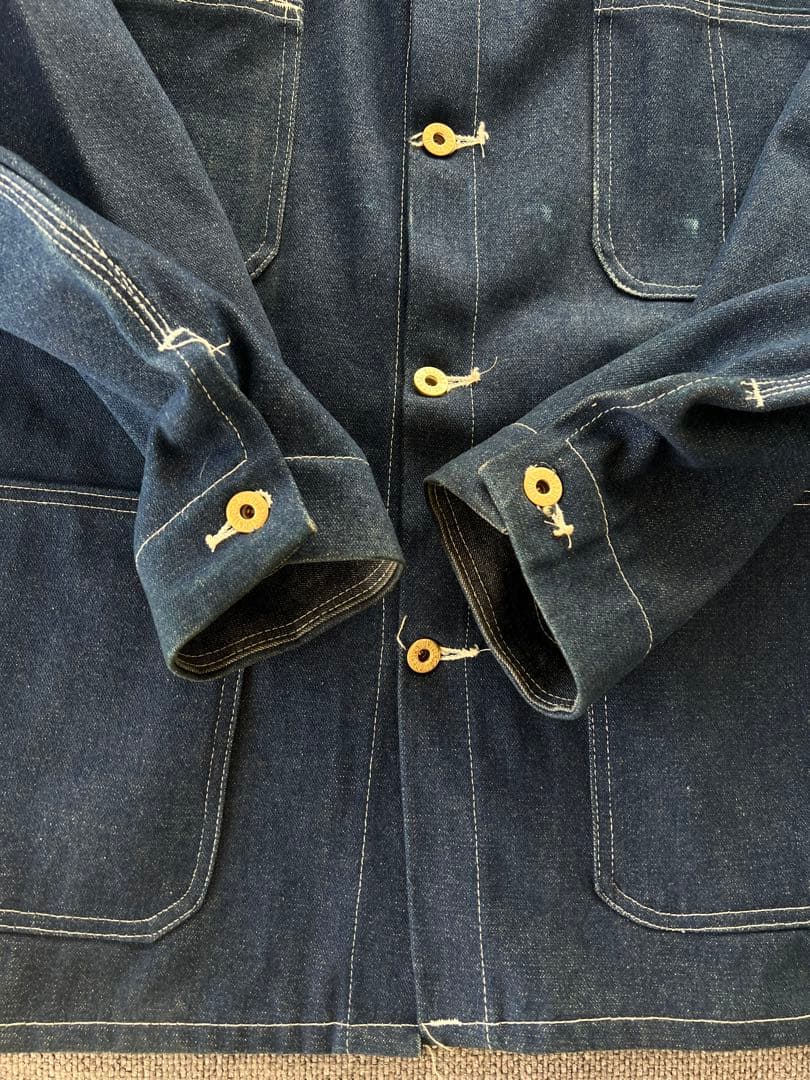 90s UNIVERSAL OVERALL USA製 デニムカバーオール 42