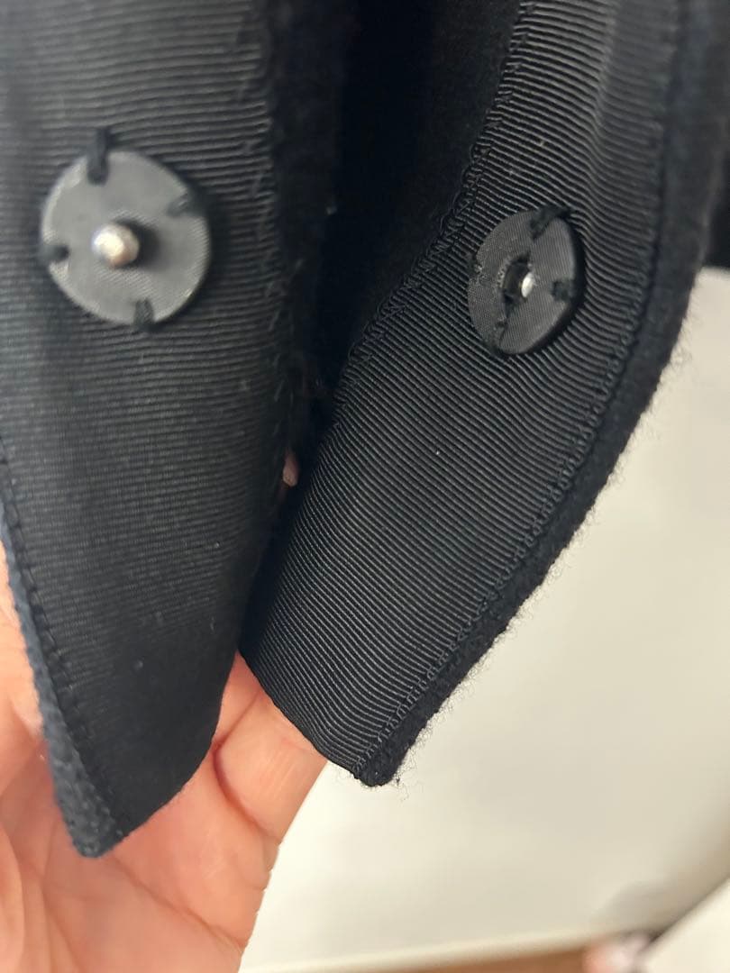 natale 黒ケープコート　エストネーション