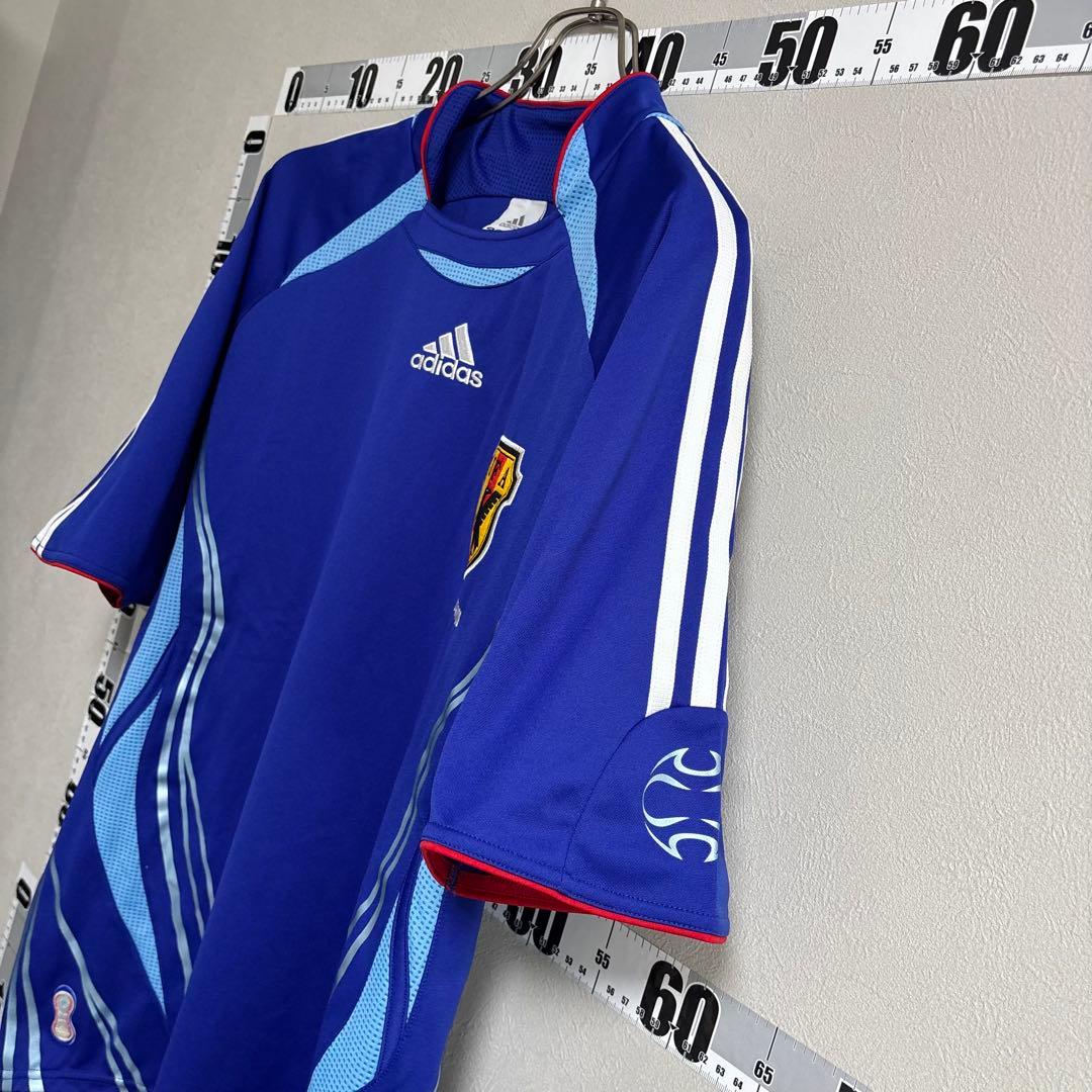 日本代表 adidas アディダス ユニフォーム ゲームシャツ 2006 L 青