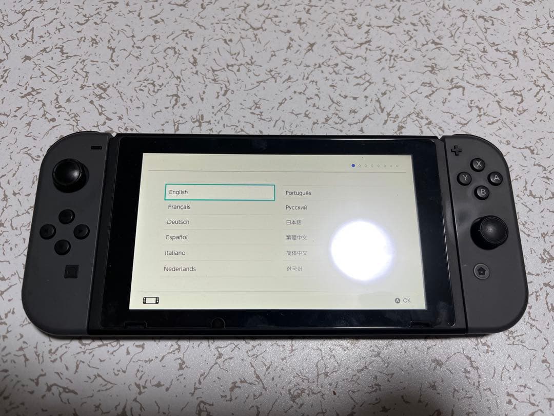 Nintendo Switch 本体 グレー　付属品・箱付き