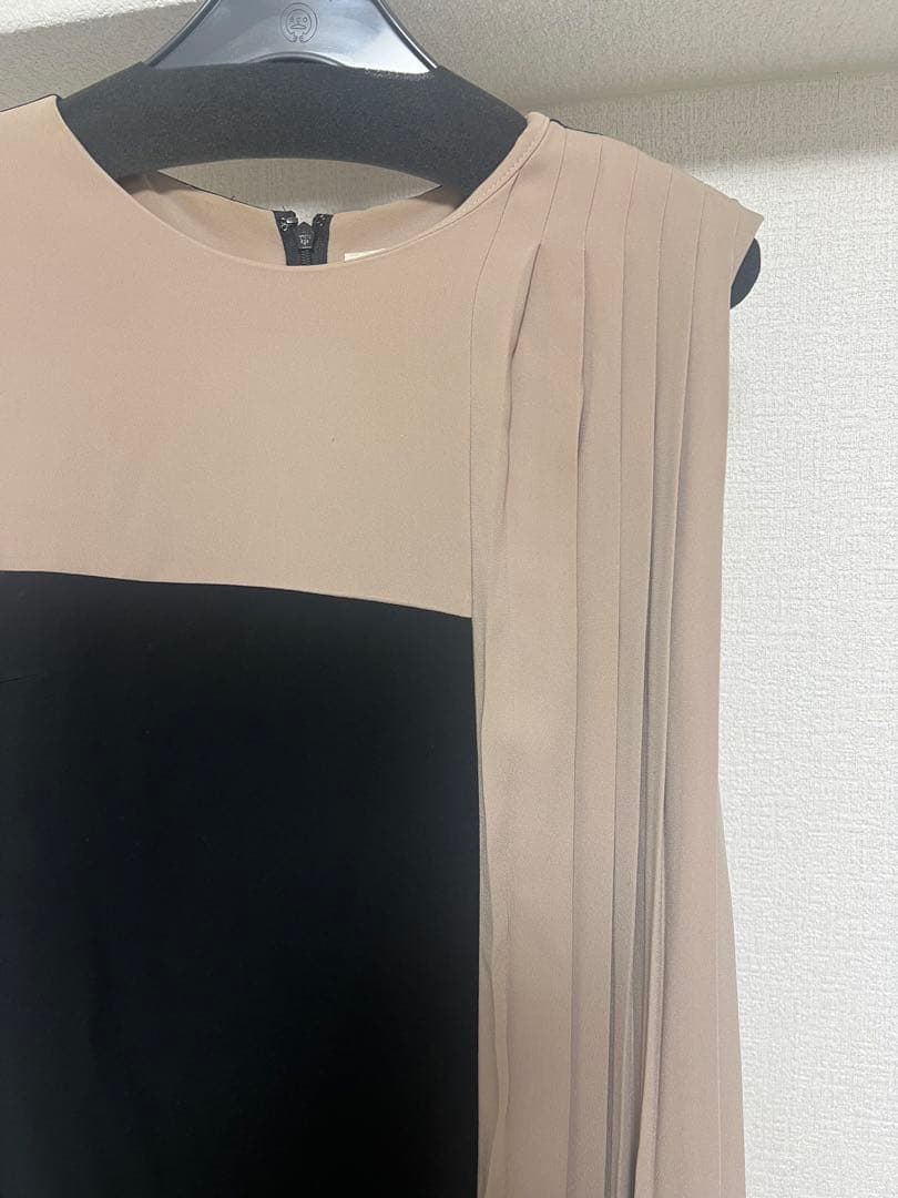 カラーブロックプリーツワンピース/ グレースコンチネンタル