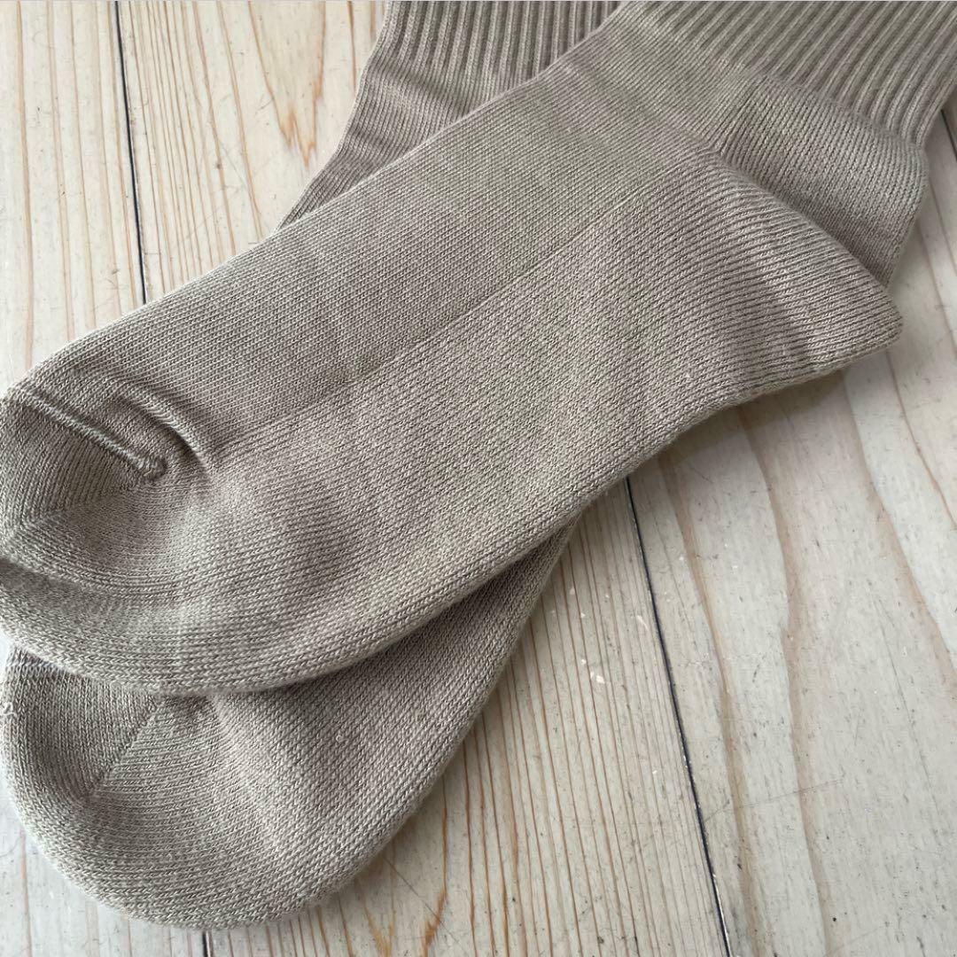 未使用バレンシアガ　ロゴソックス　ブラウン