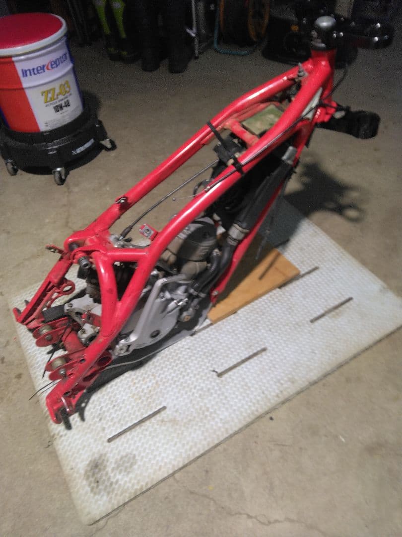 GASGAS250 エンジン　フレームなどまとめてセット　ガスガス　トライアル①