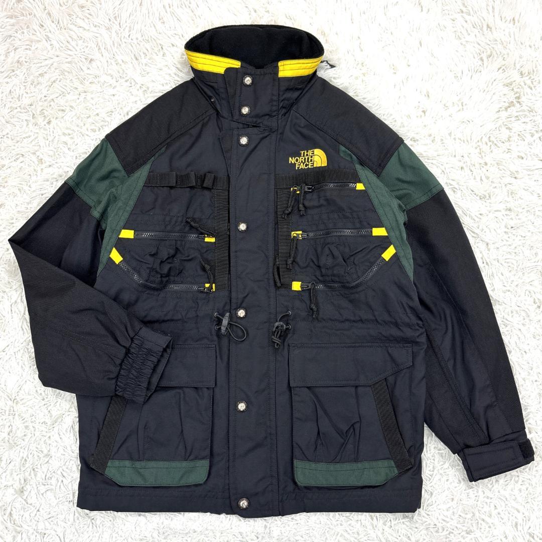 ザノースフェイス　カラーブロックデザイン　スキージャケット　ジャケットタイプ