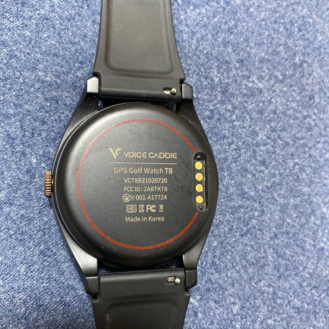 ゴルフ距離計　腕時計型　VOICE CADDIE T8 GPSナビウォッチ