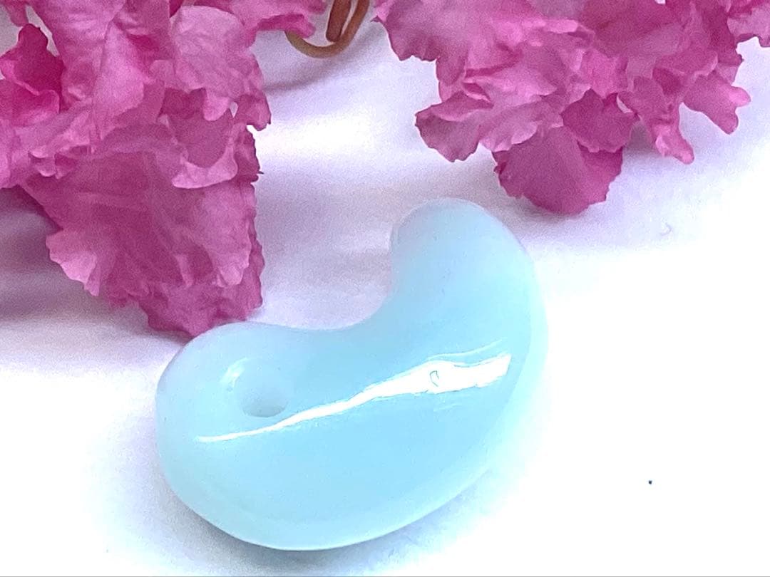 ✳希少*アイスラリマー　★氷‼️ 女性の方 お身近の守護石に　機械鑑別書付の本物‼️