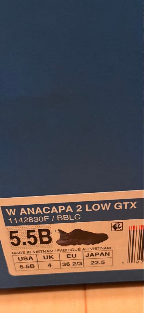 新品 HOKA ホカ　アナカパ2ローゴアテックス
