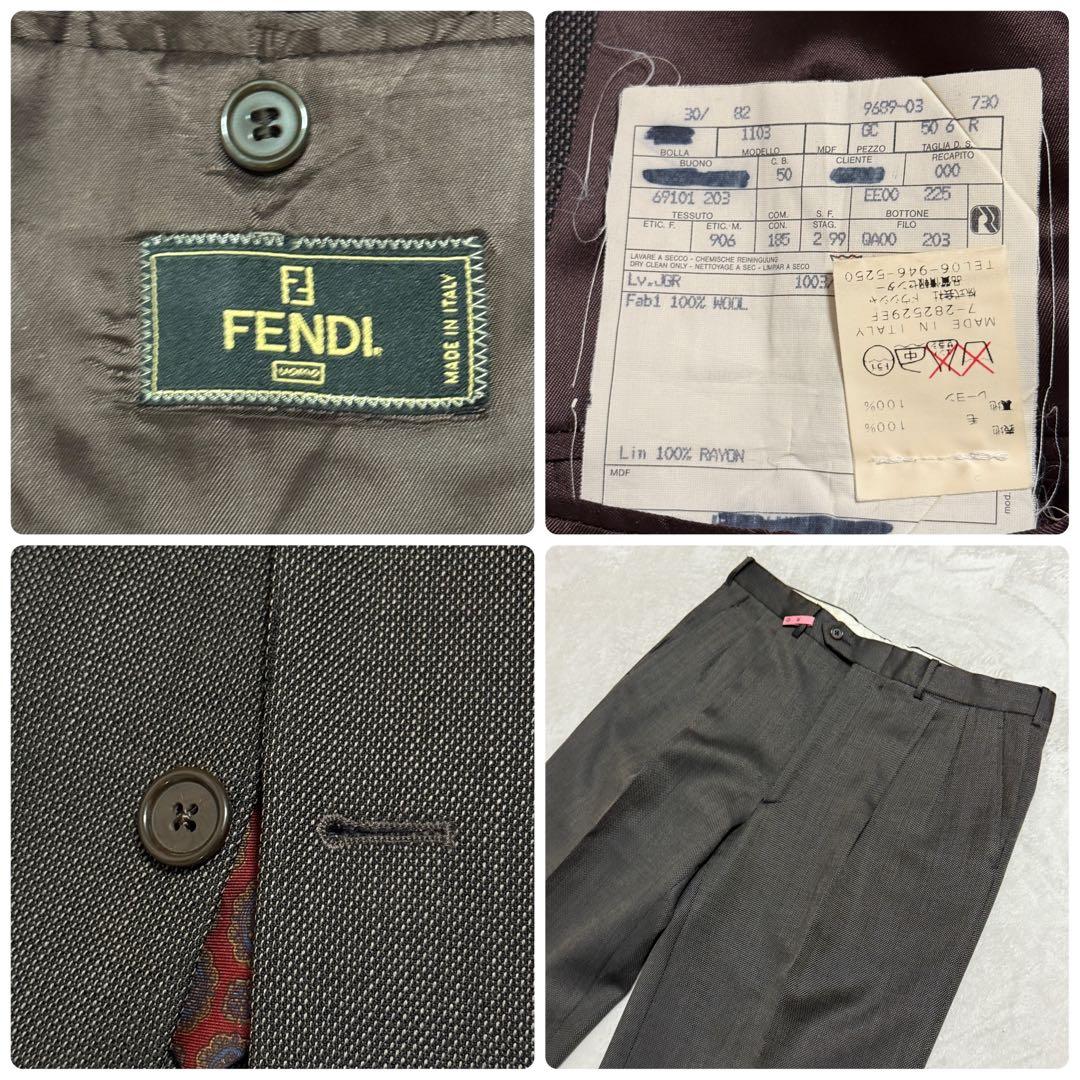 385 フェンディ　セットアップ　グレー　50(XL)