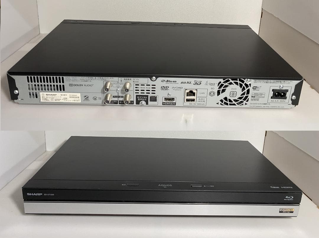 海豚　Ultra HD Blu-ray 3番組同時録画 BD-UT1200