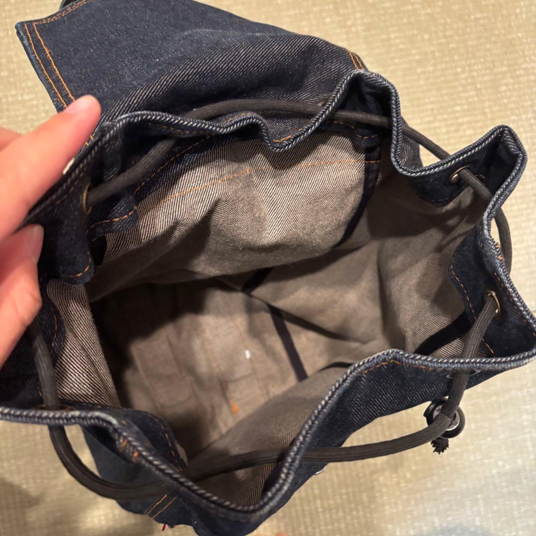 激レア EVISU 希少タグ　デニムリュック カモメ バックパック エヴィス