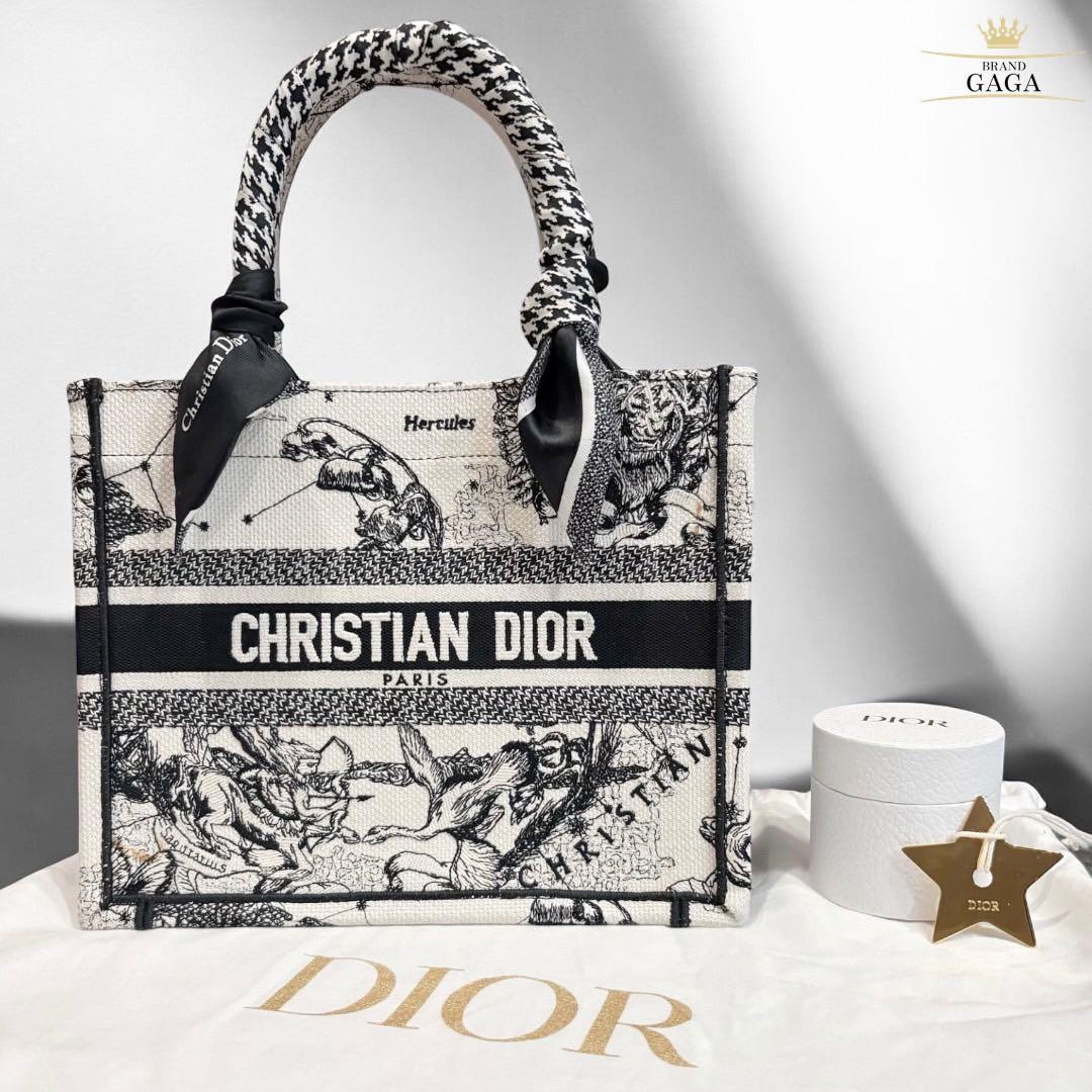 【未使用級】DIOR ブックトート ゾディアック スモール ミッツァ付属