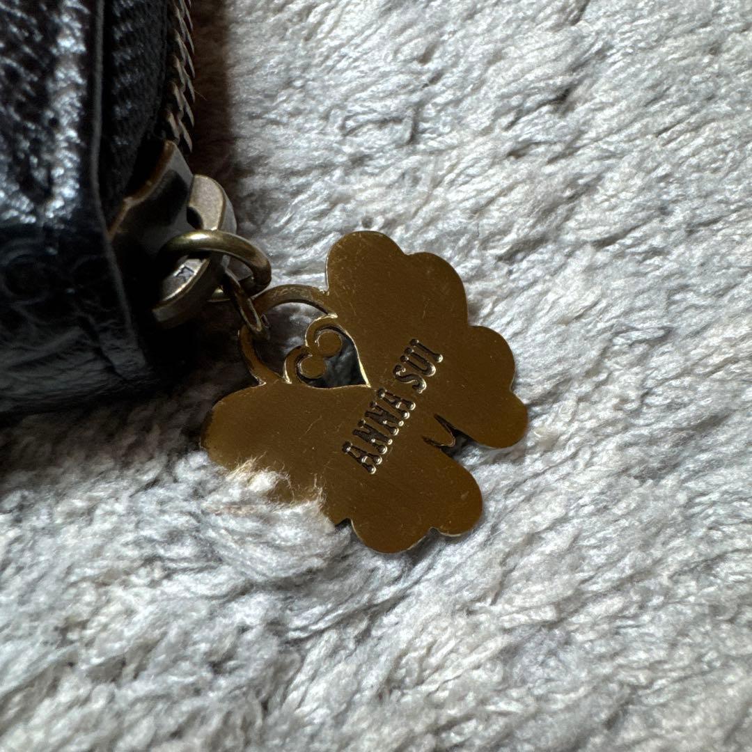 【未使用】ANNA SUI アナスイ 長財布 ラウンドファスナー ブラック