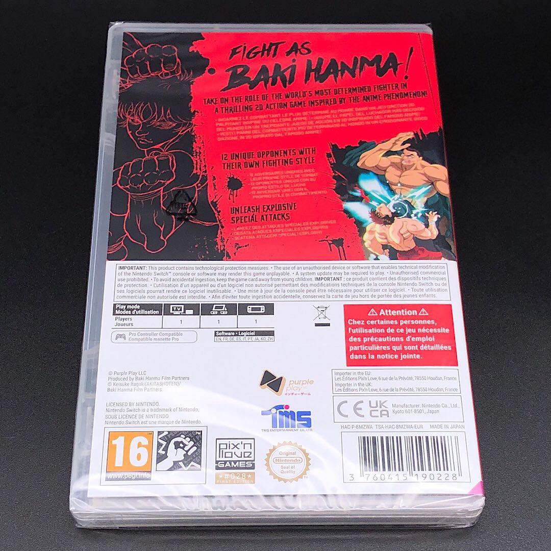 範馬刃牙 Baki Hanma Blood Arena 欧州版 switch
