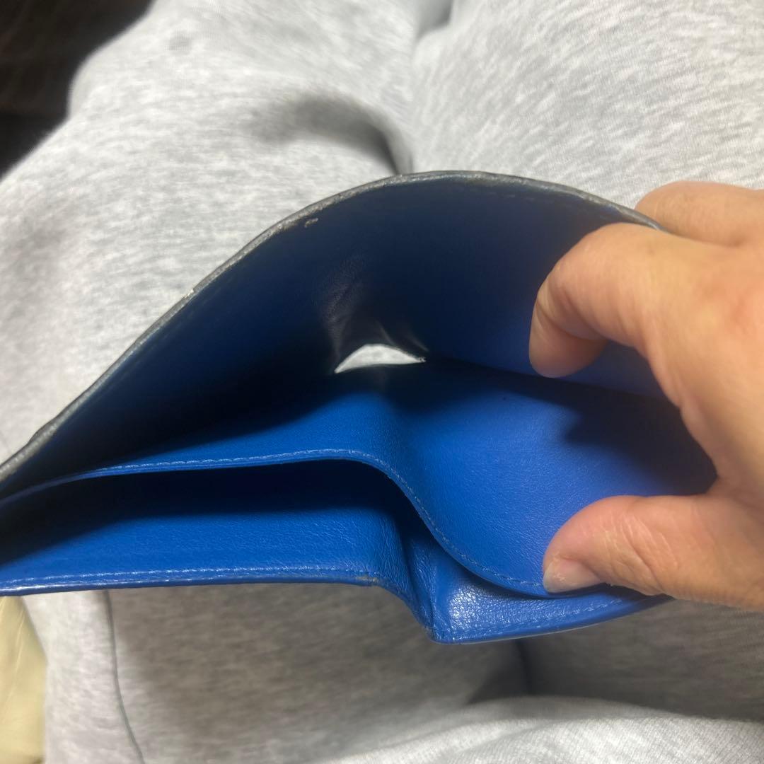 【本物】ボッテガヴェネタ　ブラックレザー 二つ折り財布