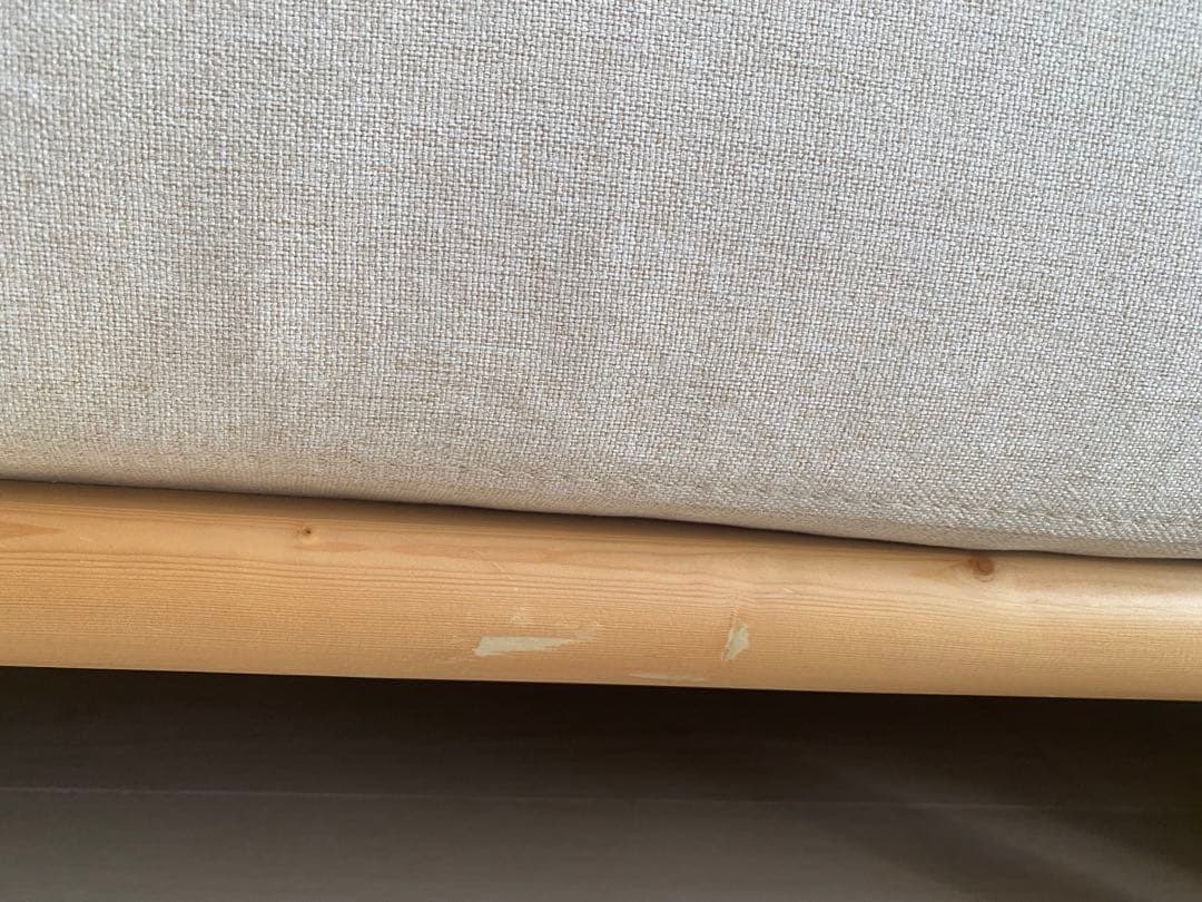 【まー】Ricordo リコルド　アイボリー 2人掛けソファ　①/3