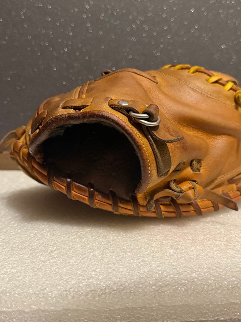 ★希少★旧ロゴ★ ゼット プロステイタス 軟式用 キャッチャーミット 型◎