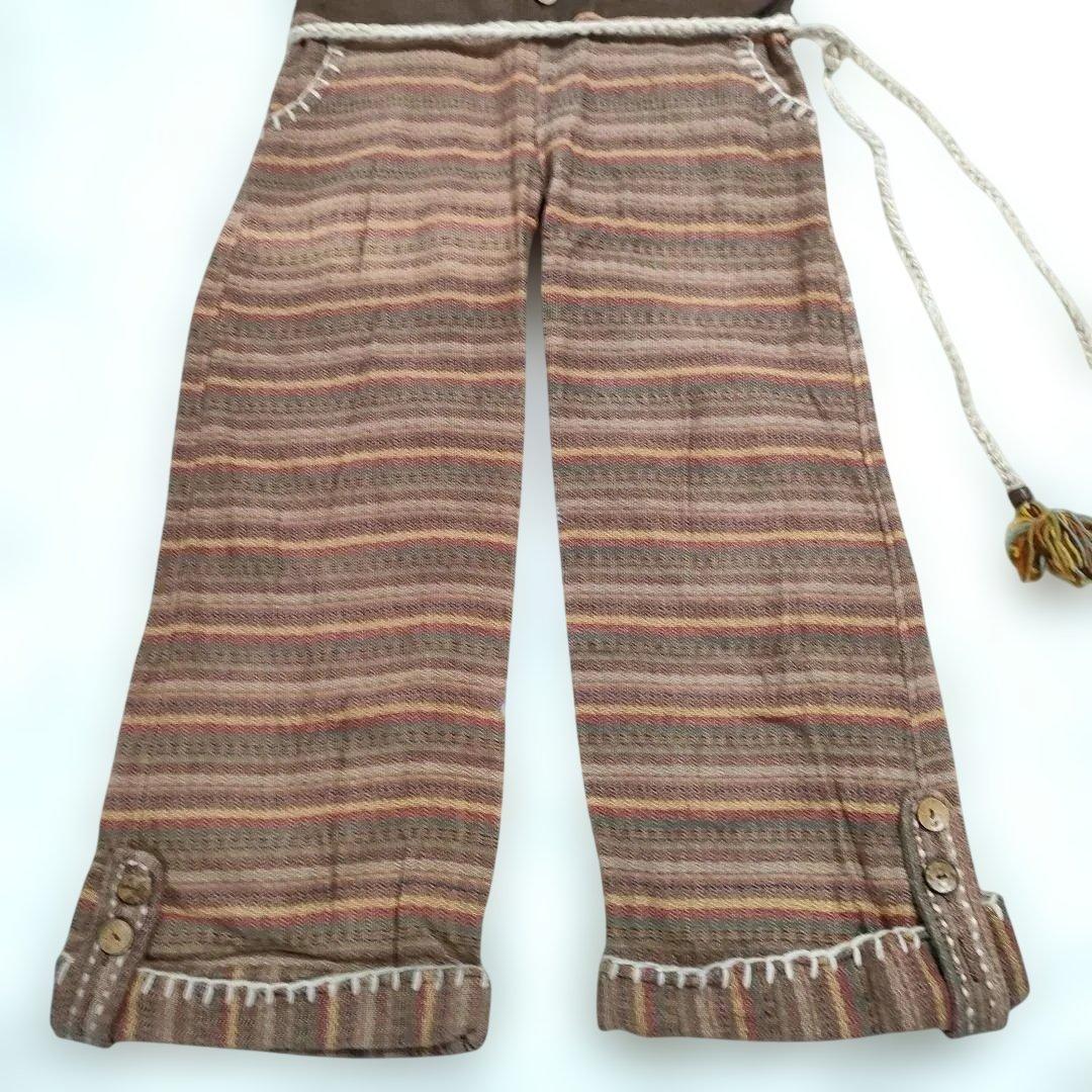 希少 Hammoc ハンモック オーバーオール 異素材 ニット サロペット