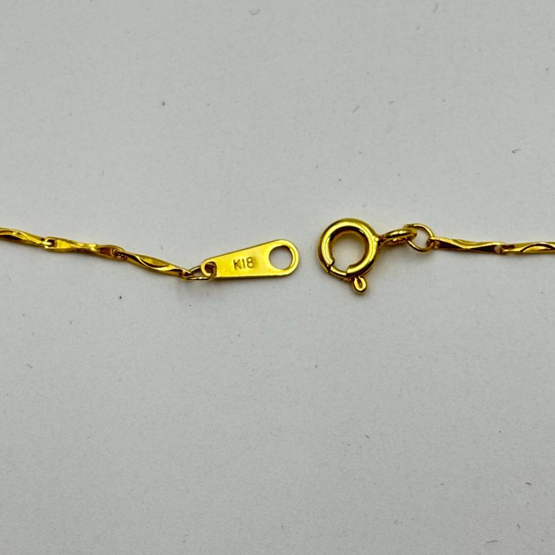 ⭐ 極美品 ✨K18ゴールドツイストチェーンネックレス