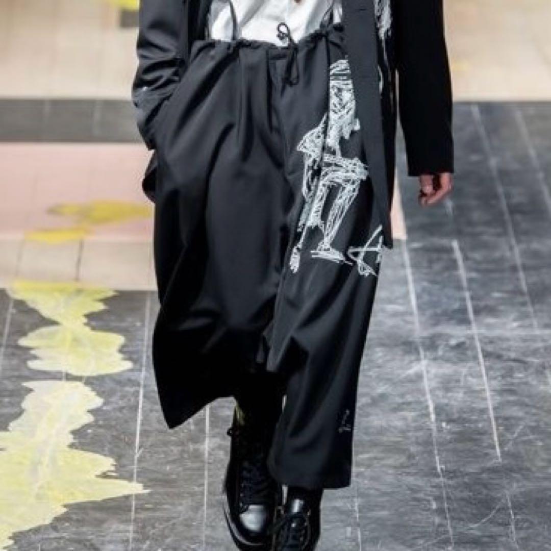 【yohji yamamoto】 名作 16ss デッサンサルエル
