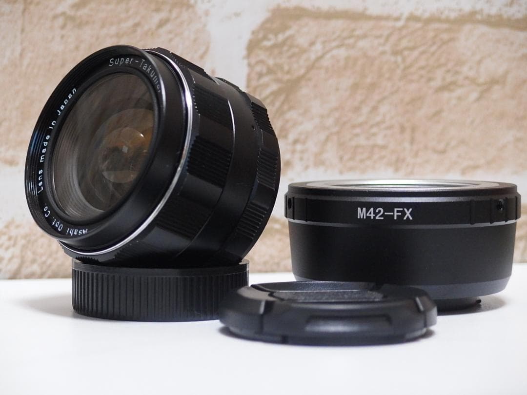 Super Takumar 28mm F3.5 Fuji Xマウントアダプター付