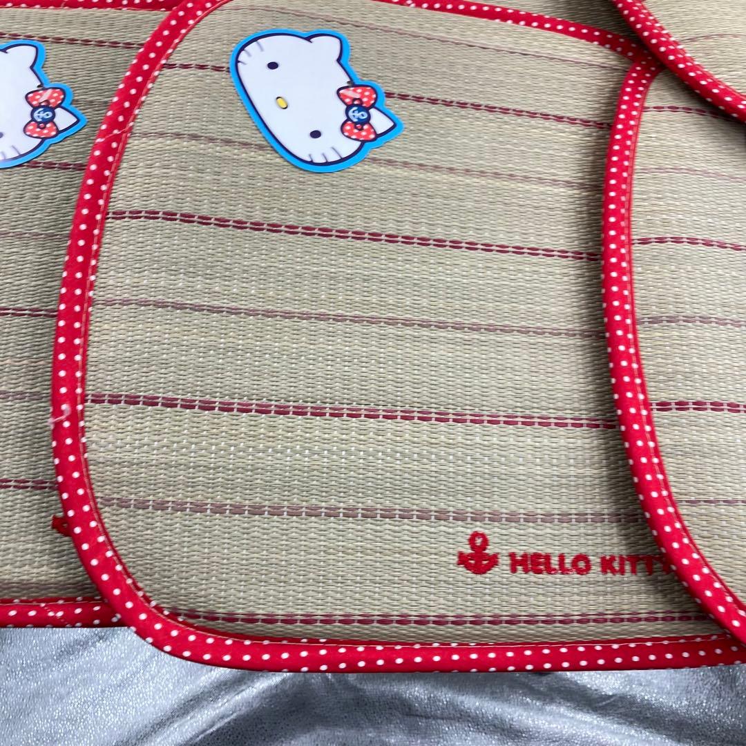 未使用 ハローキティ 丸座布団＋マリンアンカー い草座布団 7枚セット サンリオ