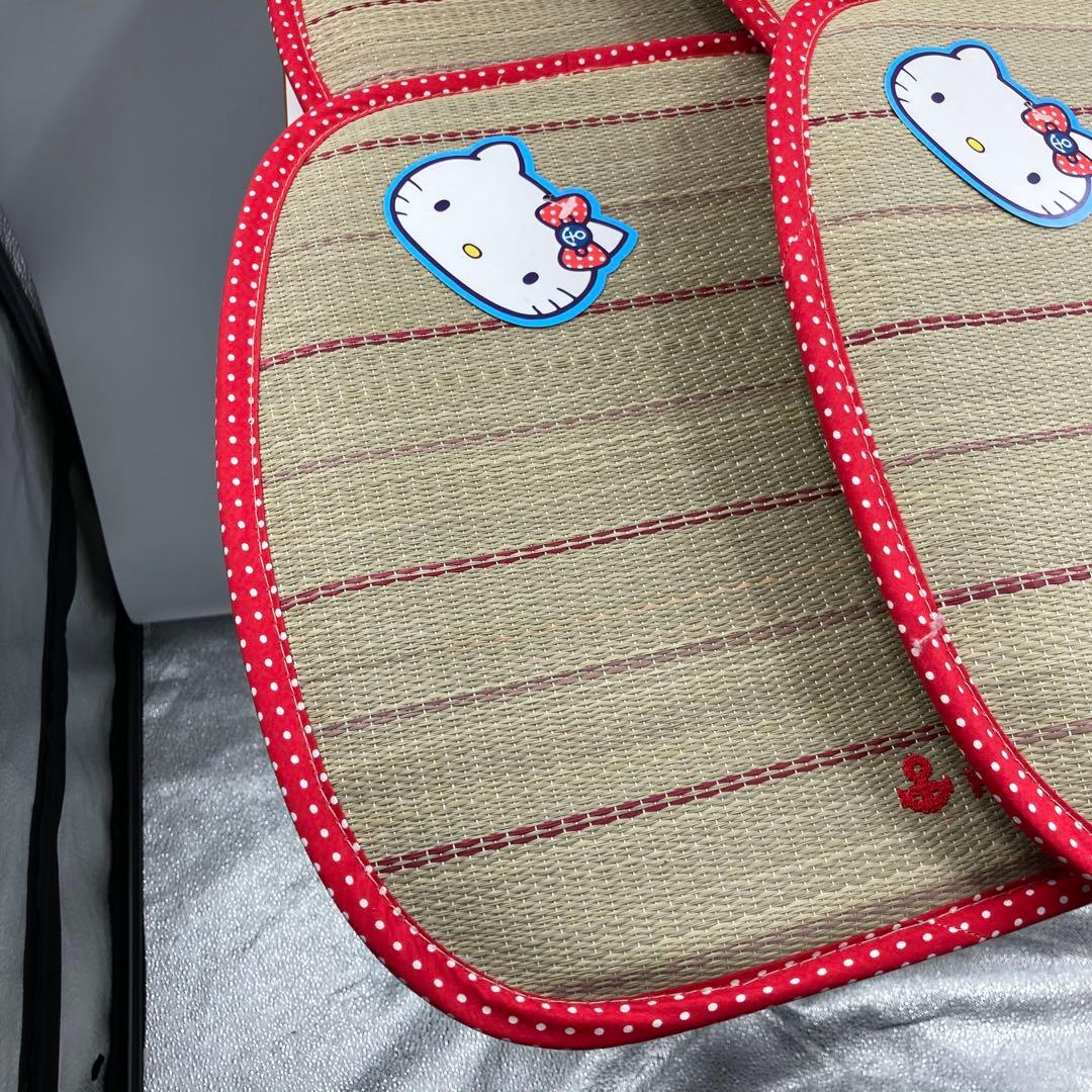 未使用 ハローキティ 丸座布団＋マリンアンカー い草座布団 7枚セット サンリオ