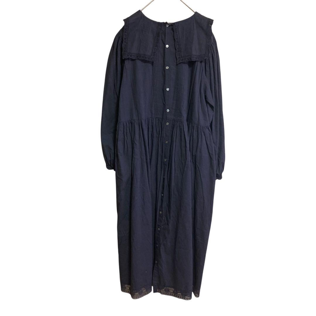 新品タグ付き✨ツハルバイサマンサモスモス リバーレース切替ワンピース 長袖ロング