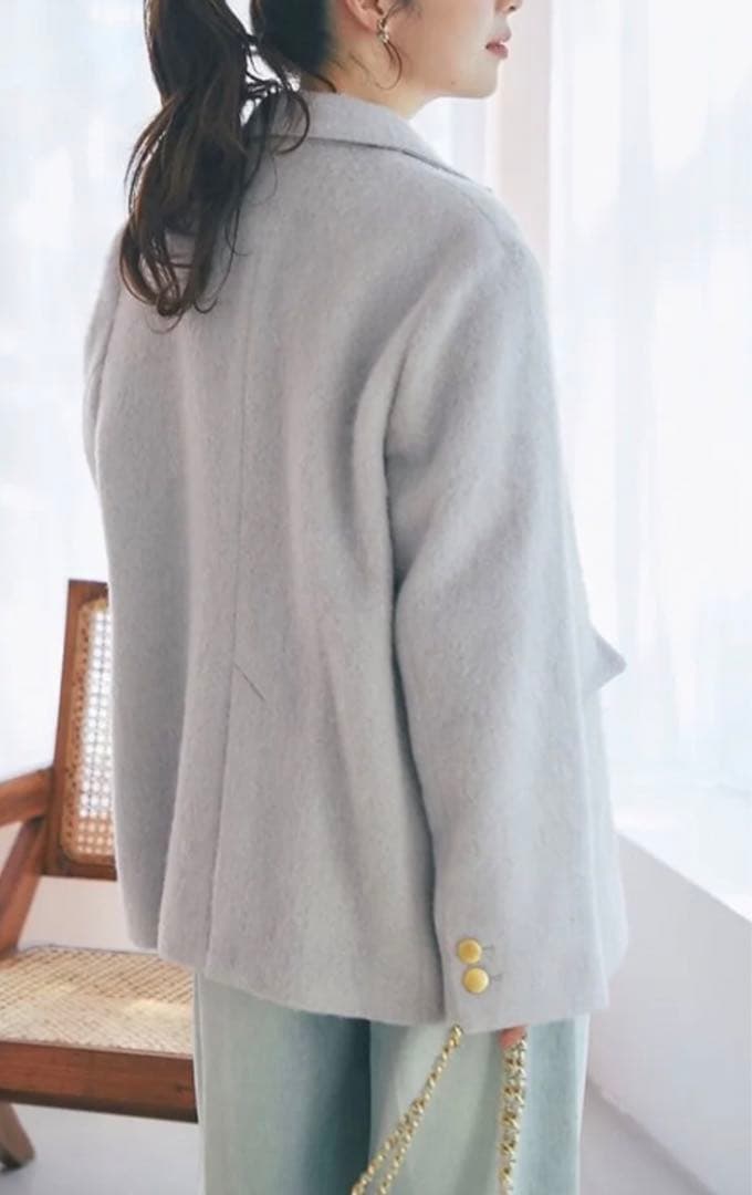 【新品】ラブティックボンボン ヘアリーシャギージャケット コート ジャコット