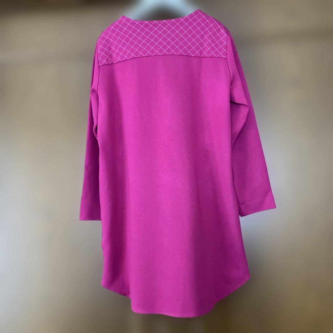 新品未使用！ピッコーネチュニック丈プルオーバー42