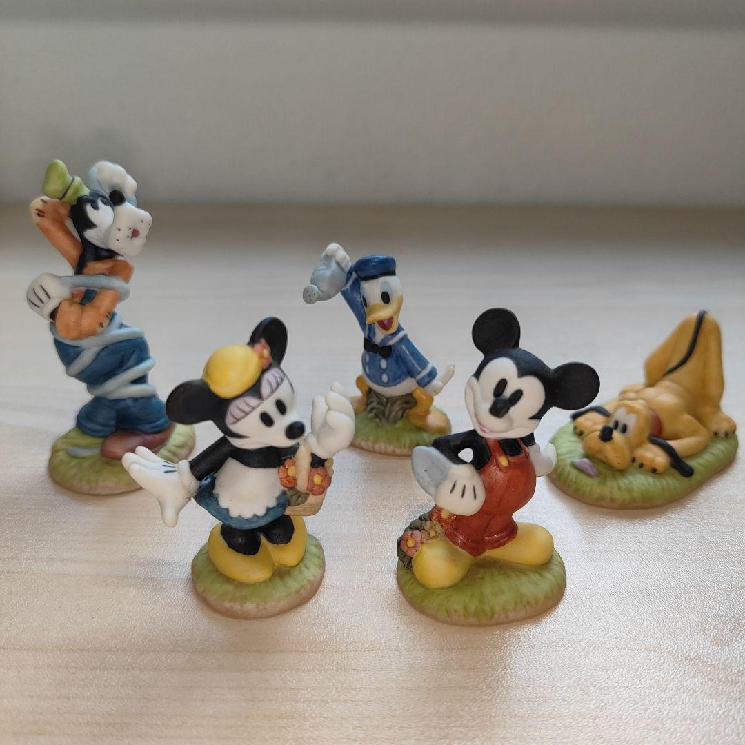加藤工芸　ディズニー　箱庭　フィギュア　置物　ミッキー　ミニー　ドナルド