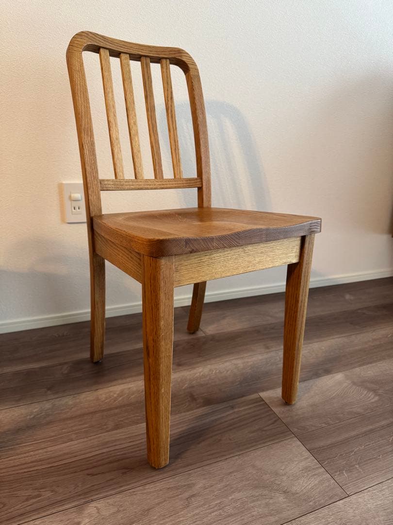 モモナチュラル　BASIC CHAIR ダイニングチェア1脚　B