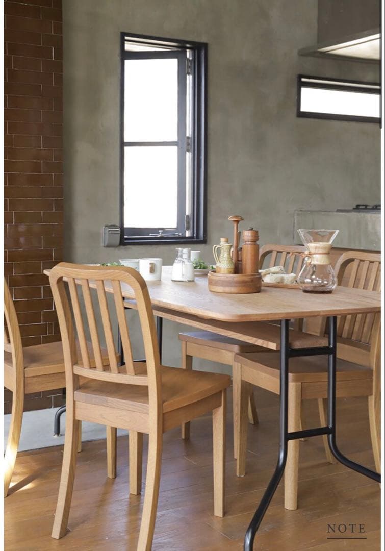 モモナチュラル　BASIC CHAIR ダイニングチェア1脚　B