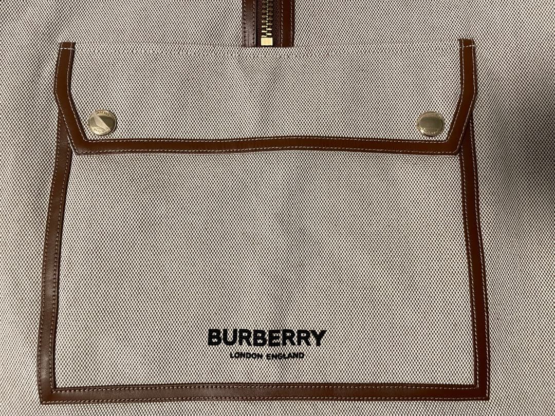 【極美品】BURBERRY レザー切替　ハーフジップ　ポンチョジャケット