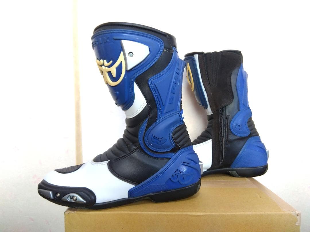 BERIK ベリック レーシングブーツ 青白黒 サイズ42