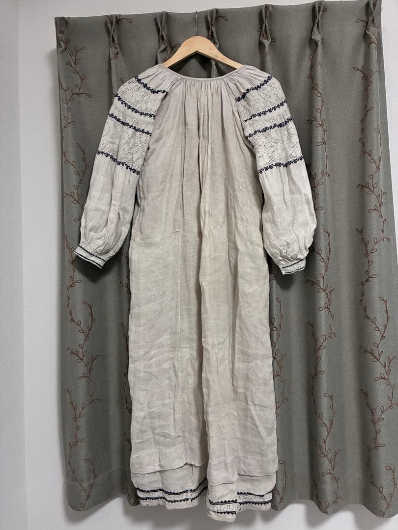 vintage ユーロヴィンテージ　ソロチカ　チロルワンピース　モノクロ