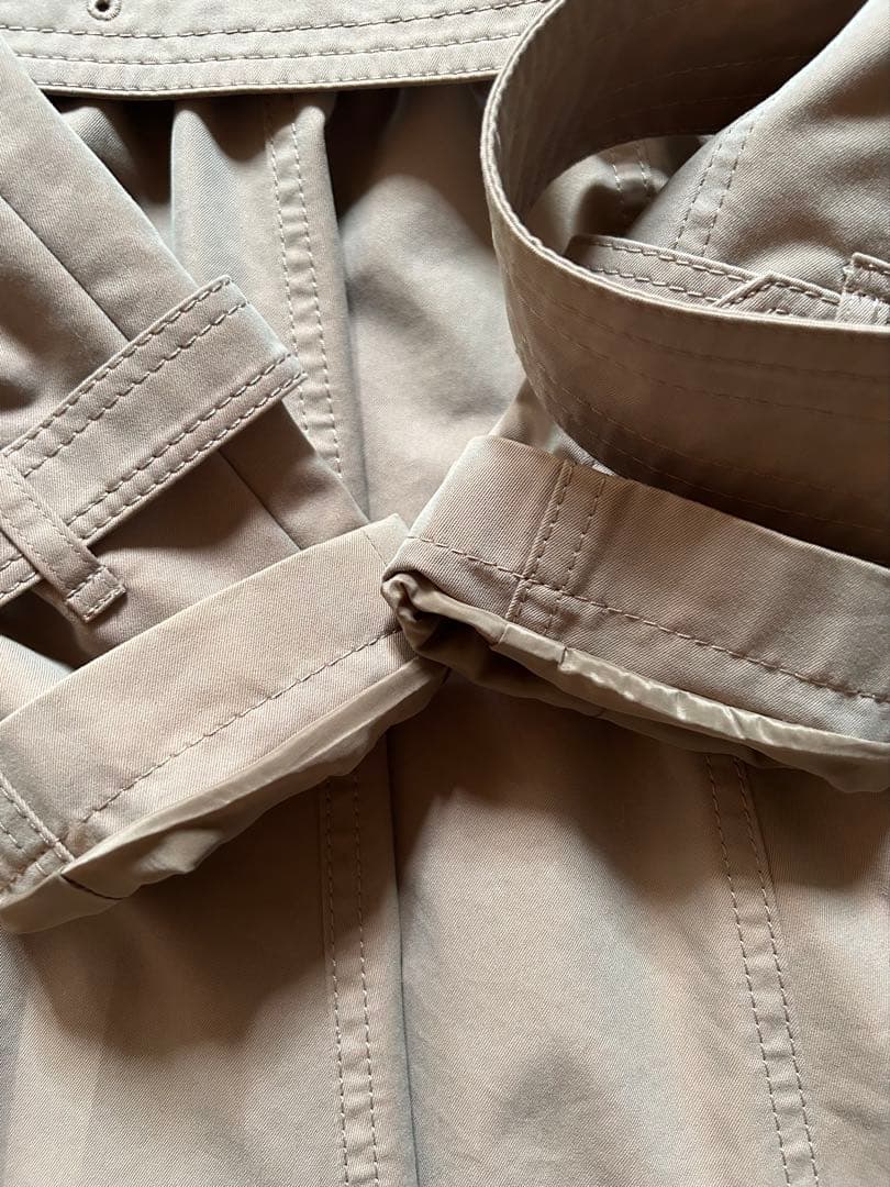 値下げ バーバリーブルーレーベルファー付トレンチコート36 美品