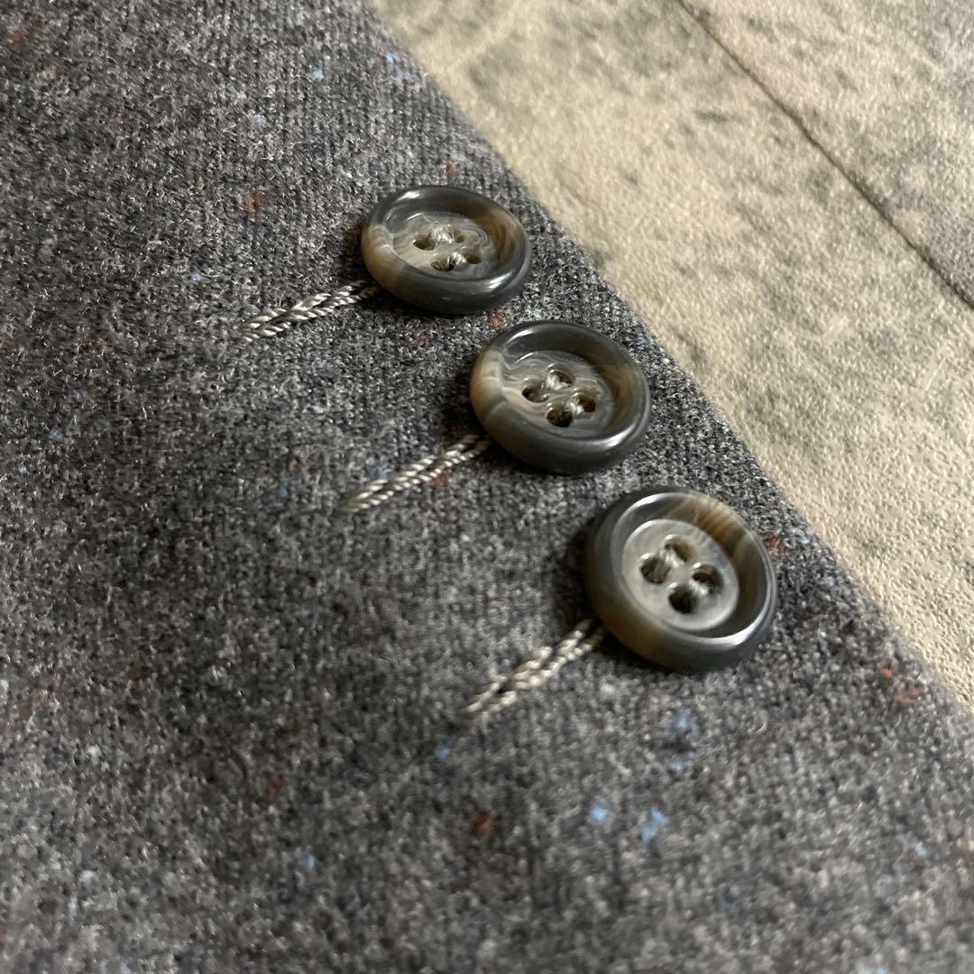 極上ウール 100% ヴィンテージ スリーピース × OLD GUCCIネクタイ