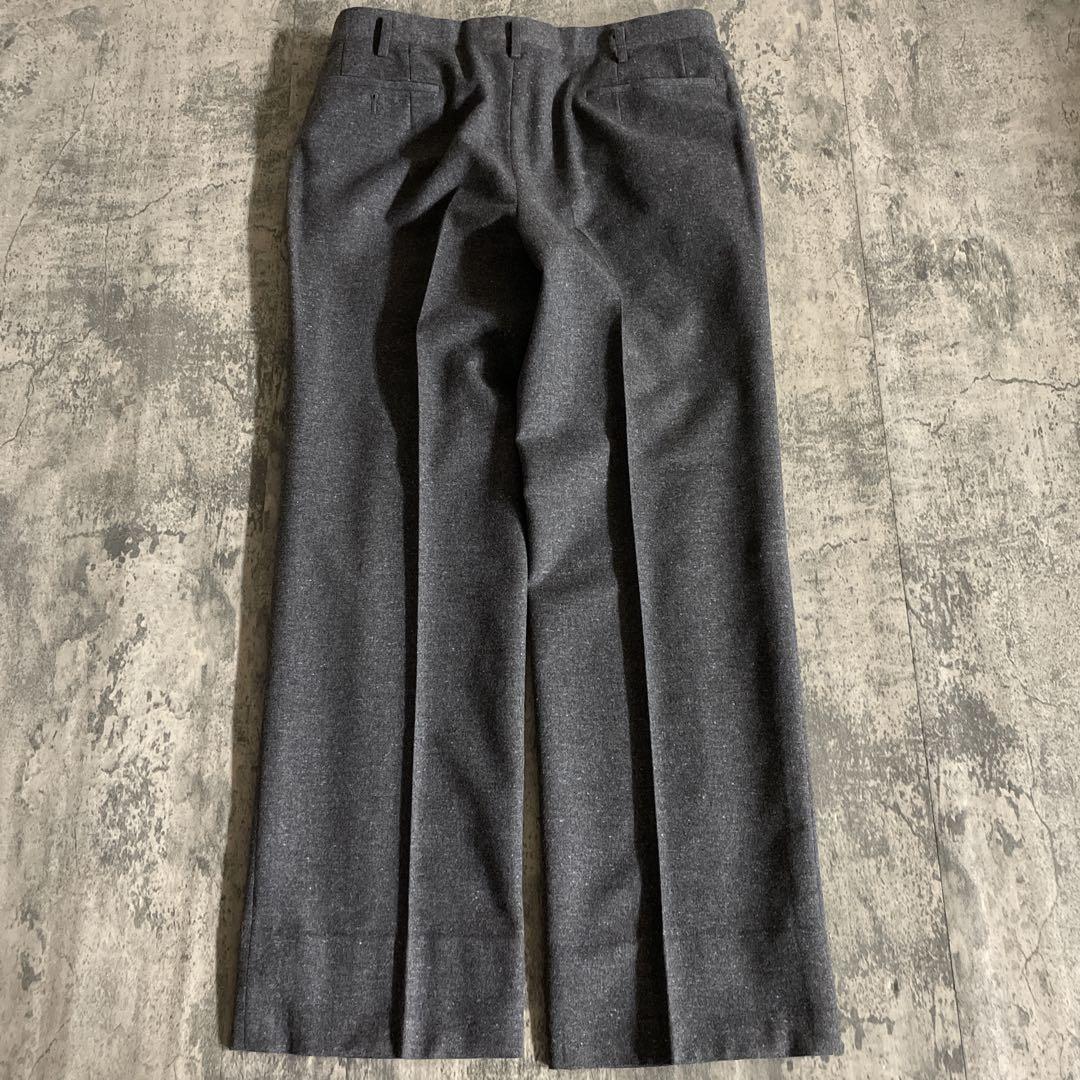 極上ウール 100% ヴィンテージ スリーピース × OLD GUCCIネクタイ