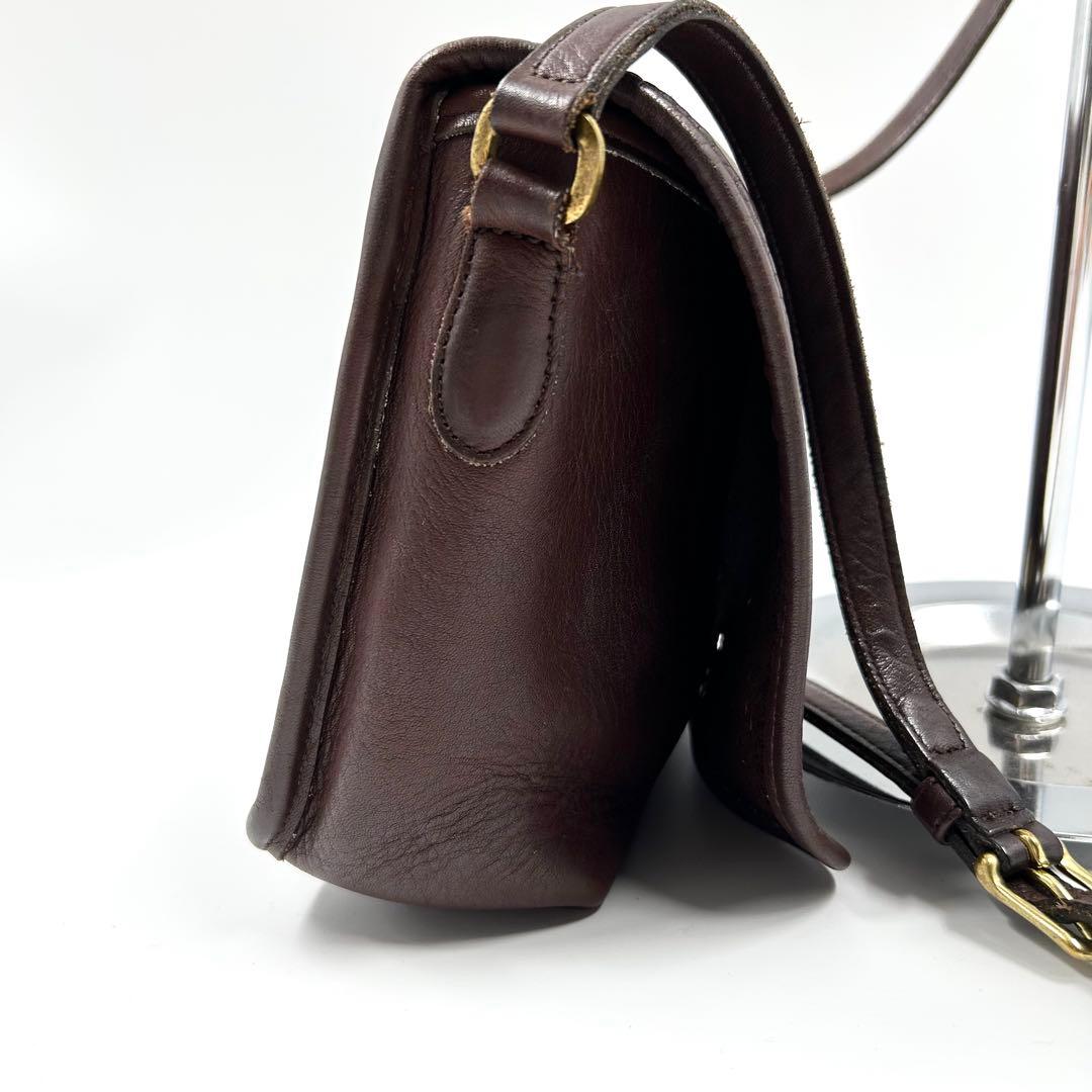 美品 オールドコーチ フラップ ターンロック ショルダーバッグ クロスボディ