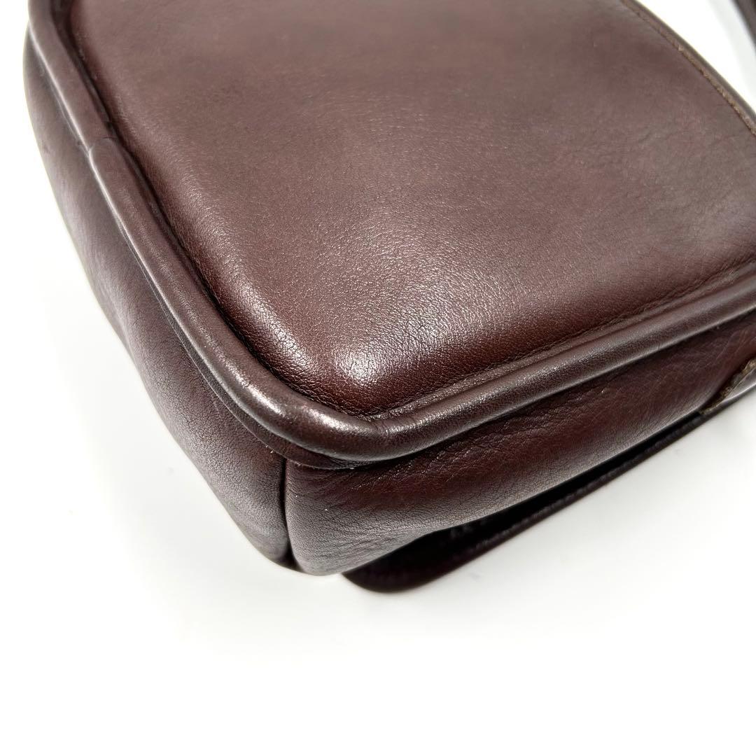 美品 オールドコーチ フラップ ターンロック ショルダーバッグ クロスボディ