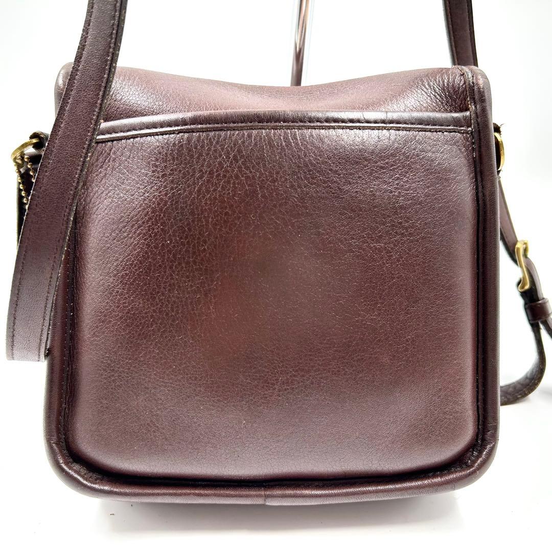 美品 オールドコーチ フラップ ターンロック ショルダーバッグ クロスボディ