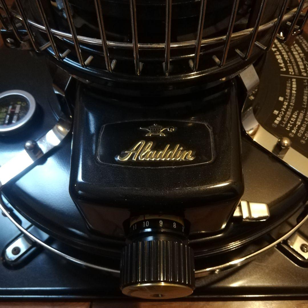 アラジン ブルーフレームヒーター BF3906-N 黒 ブラック 収納袋付 美品