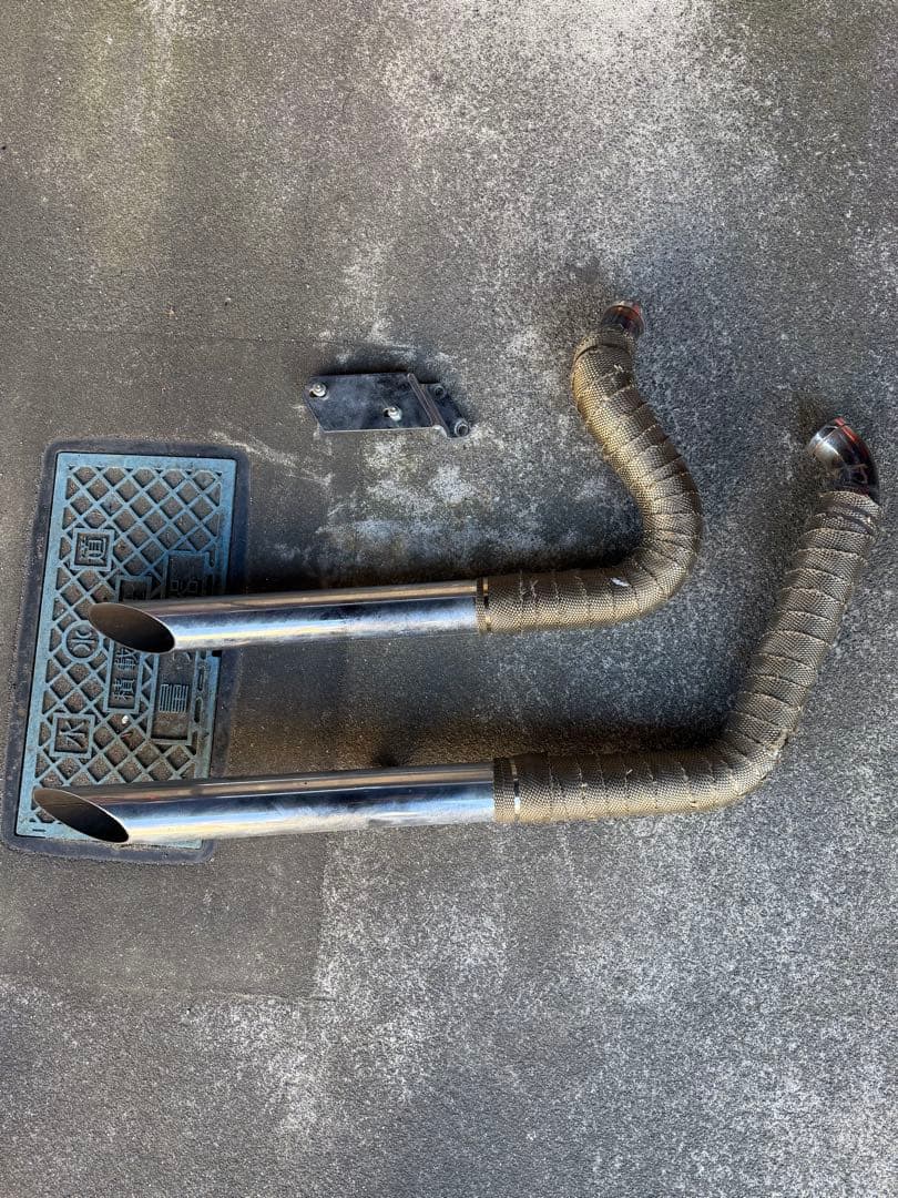 ハーレー ソフテイル ドラッグパイプマフラー