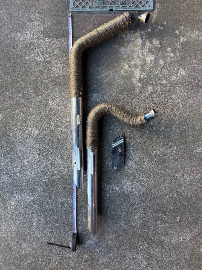 ハーレー ソフテイル ドラッグパイプマフラー