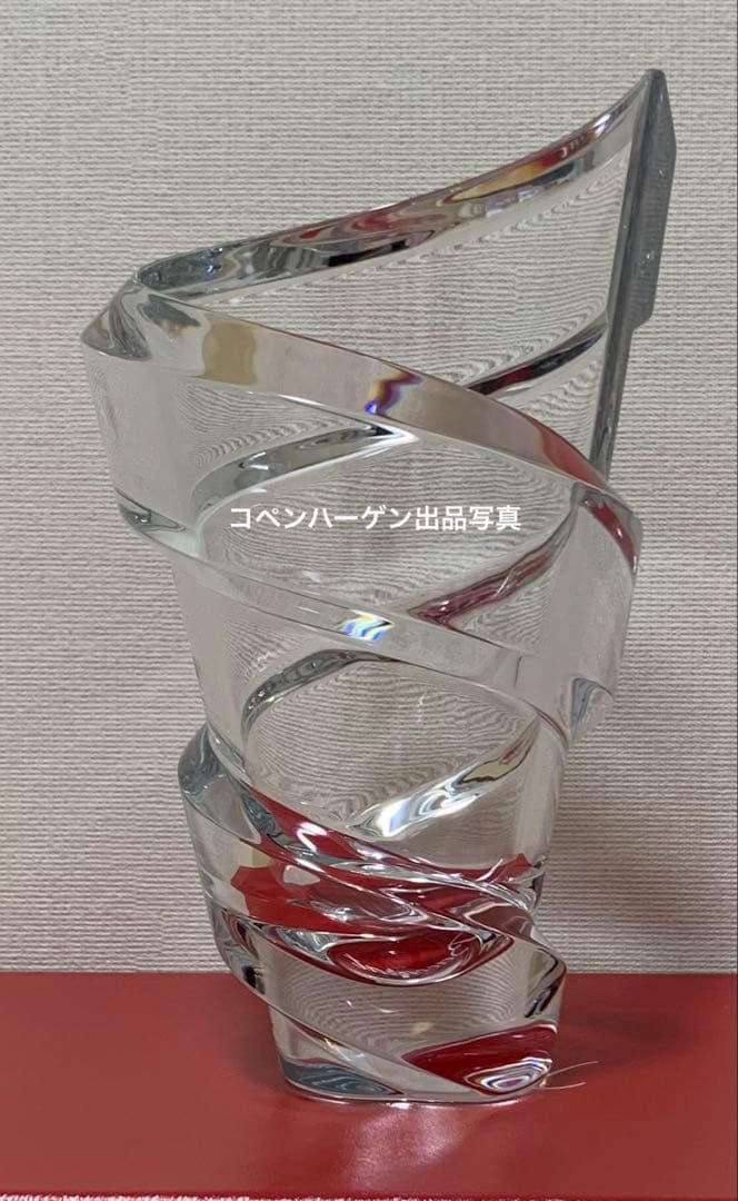 廃盤★箱保管★Baccarat バカラ スパイラル Mサイズ 高さ20cm